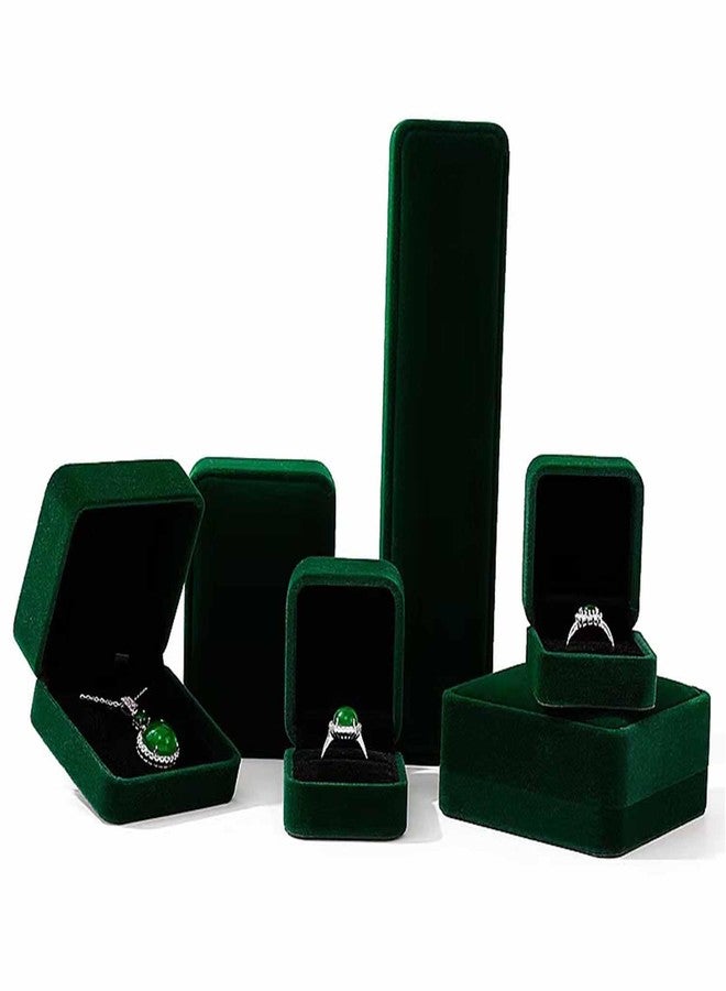 FAYADA Bracelet Box Gift Velvet Bangle Gift Box Green Bracelet Box Display Jewelry Box Jewelry Storage Case for Wedding, Proposal, Birthday and Anniversary ONE PACKET - Image 4